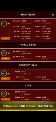 Blackjack 21 - Side Bets android App screenshot 4